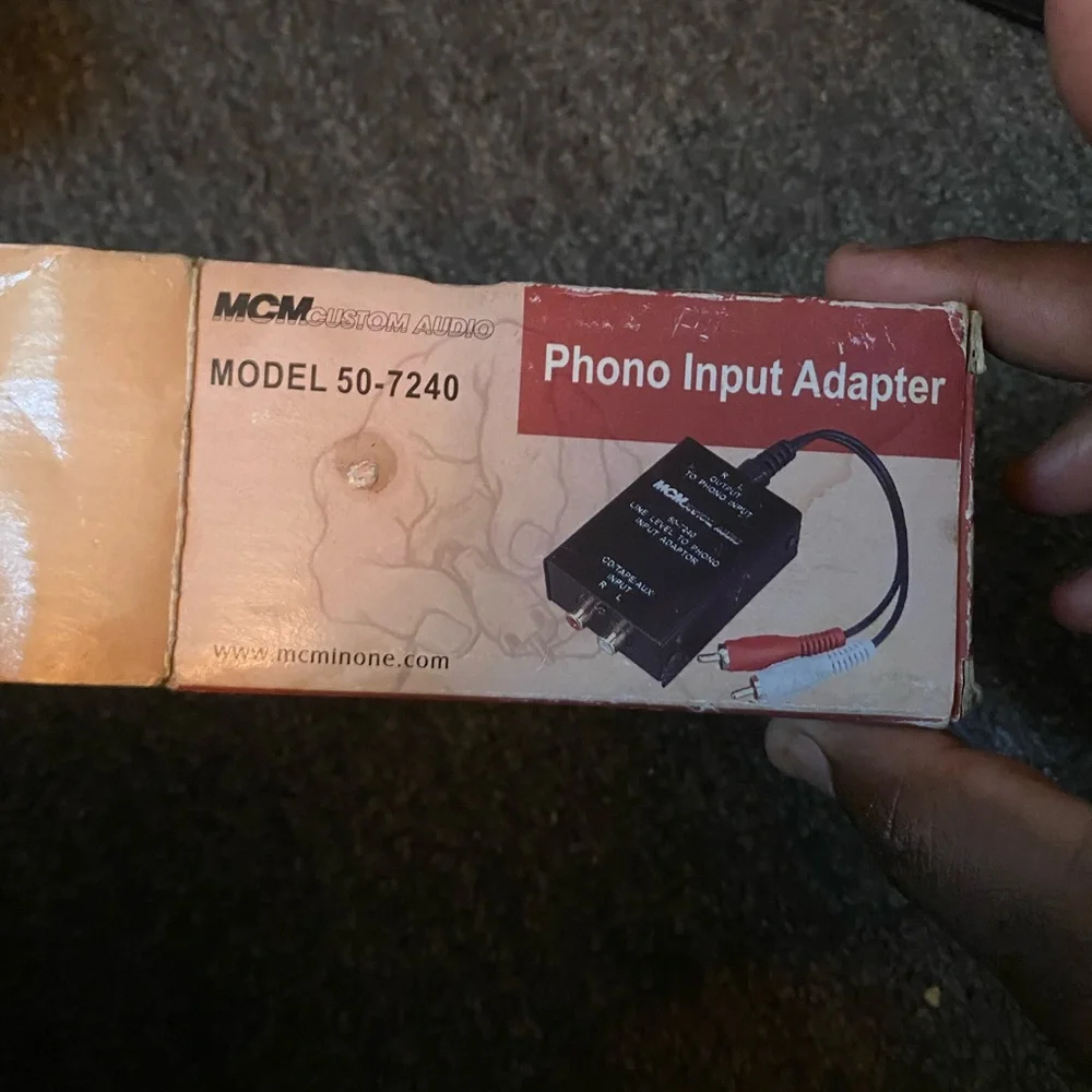 Phono Input Adapter - Black